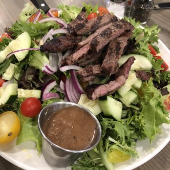 Jimmy's Port Side - House salad with steak tips - Seafood Near Me - Narragansett, Rhode Island Jimmy's Port Side - House salad with steak tips - Seafood Near Me - Narragansett, Rhode Island