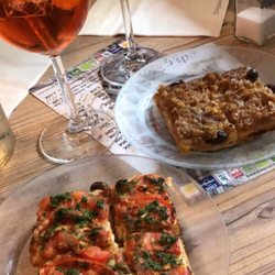 Photo of Chez Pipo - Nice, 06, FR. sptiz with pissaladière & pizza