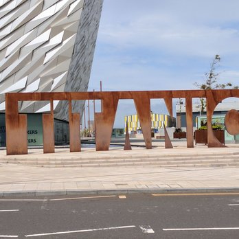 Titanic Belfast - "Titanic" signage - Museums Near Me - Belfast, LSB