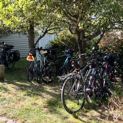 The Kirk House - Nice secluded area to park locked bikes.