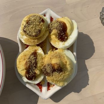 Spotted Salamander Catering - Deviled eggs - Southern Near Me - Columbia, South Carolina Spotted Salamander Catering - Deviled eggs - Southern Near Me - Columbia, South Carolina
