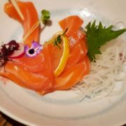 Photo of Okoze Sushi - San Francisco, CA, United States. Salmon sashimi