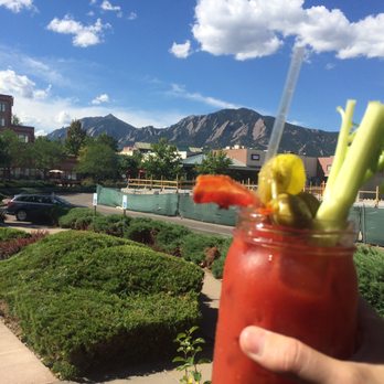 The Buff Restaurant - Bloody Mary and the mountains - Breakfast & Brunch Near Me - Boulder, Colorado