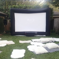 Adapt Inflatable Cinema Rentals - Back yard movie night!