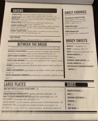 Menu photo 7 Patriot House San Francisco, CA