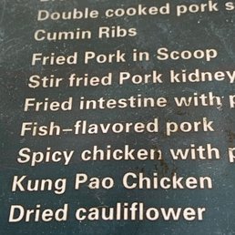 Fish flavored Pork? Slippery? Hmmmm