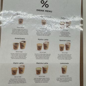 % Arabica - New York - Menu - Coffee & Tea Near Me - New York, New York