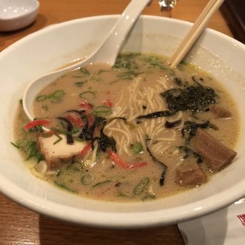 Ippudo - Westside - Shiromaru soup with Pickled Mustard Leaf... - Ramen Near Me - New York, New York Ippudo - Westside - Shiromaru soup with Pickled Mustard Leaf... - Ramen Near Me - New York, New York