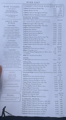 Menu photo 3 Cultivar - Sausalito Sausalito, CA Menu photo 3 Cultivar - Sausalito Sausalito, CA