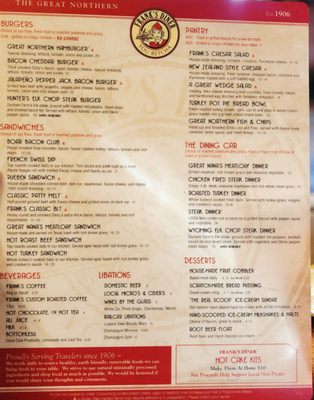 Menu photo 3 Frank's Diner Spokane, WA Menu photo 3 Frank's Diner Spokane, WA