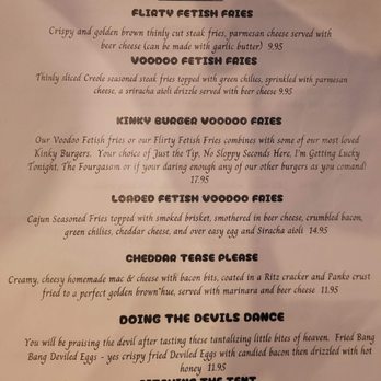 Voodoo Cove - menu and prices - Burgers Near Me - Bullhead City, Arizona Voodoo Cove - menu and prices - Burgers Near Me - Bullhead City, Arizona