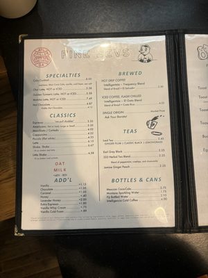 Menu photo 2 Spiller Park Coffee - Ponce Atlanta, GA Menu photo 2 Spiller Park Coffee - Ponce Atlanta, GA