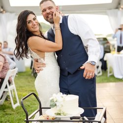 Synergy Salon & Day Spa - How stunning is this couple?! Hair by the Synergy Bridal Division.