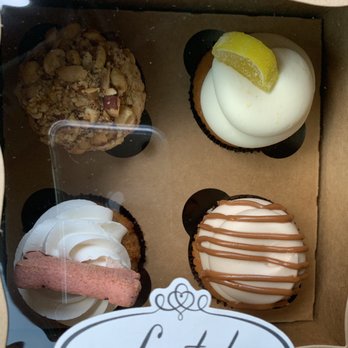 Frosted Cakery - Top left - pay day, top right lemons drop, bottom left pup cake, bottom right salted caramel - Bakeries Near Me - Fresno, California