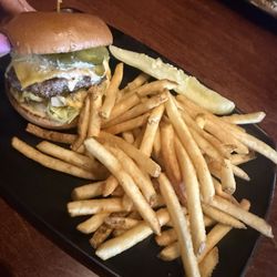 Mavis Public House - Twin burger, it's like Bob's big boy. French Fries is an upgrade. It was good.
