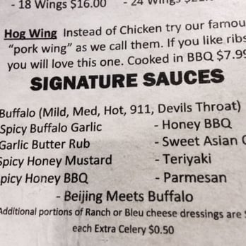 Triple Barrel Tavern - Lots of sauces. Warning. Garlic Butter Rub is not a dry rub! - American Near Me - Fuquay Varina, North Carolina Triple Barrel Tavern - Lots of sauces. Warning. Garlic Butter Rub is not a dry rub! - American Near Me - Fuquay Varina, North Carolina