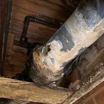 D Baker Services - Lead soil pipe rotted a hole and leaked through ceiling - Plumbing Near Me - Camp Hill, Pennsylvania D Baker Services - Lead soil pipe rotted a hole and leaked through ceiling - Plumbing Near Me - Camp Hill, Pennsylvania