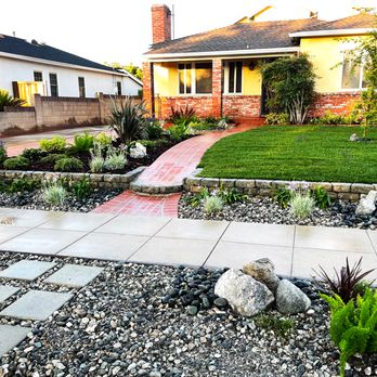 Obrien Schridde Designs - We love the combination of grass, mulch, and hardscape. The new plant installations tell a different story in each environment! - Landscaping Near Me - Burbank, California