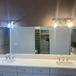 Electrical Handyman - Double bathroom sink light replacement