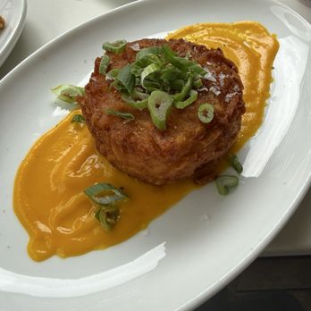 Paperboy East - cheddar hashbrown $7 - Coffee & Tea Near Me - Austin, Texas