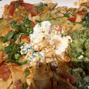 Yard House - Chicken Nachos - half devoured by the time I took photo - New American Near Me - Las Vegas, Nevada