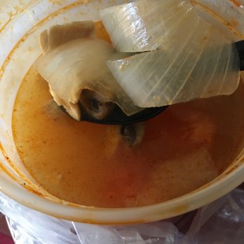 Love Thai Restaurant - Tom Yum Soup... bland... Huge onion and no herbs. - Thai Near Me - Concord, California Love Thai Restaurant - Tom Yum Soup... bland... Huge onion and no herbs. - Thai Near Me - Concord, California