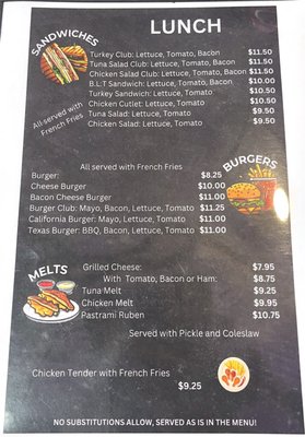 Menu photo 2 Tillo's Place Restaurant Midland Park, NJ Menu photo 2 Tillo's Place Restaurant Midland Park, NJ