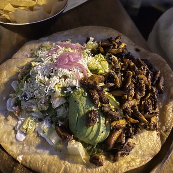 Barrio - Taco salad with Chicken al Pastor - Mexican Near Me - Chicago, Illinois Barrio - Taco salad with Chicken al Pastor - Mexican Near Me - Chicago, Illinois