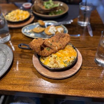 Lucille's - Catfish Portion and Baked Mac & Cheese - New American Near Me - Houston, Texas
