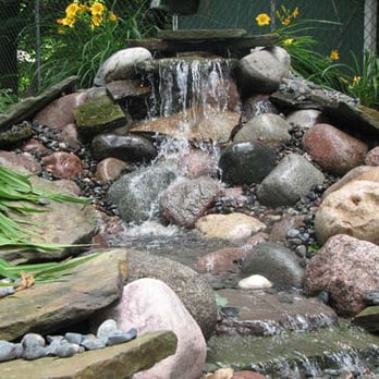 Bare Root Landscaping - Waterfall Feature Poland OH - Landscaping Near Me - Warren, Ohio