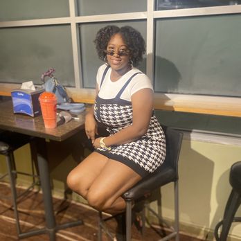 AMC Houston 8 - Beautiful girl and sticky table lol - Cinema Near Me - Houston, Texas