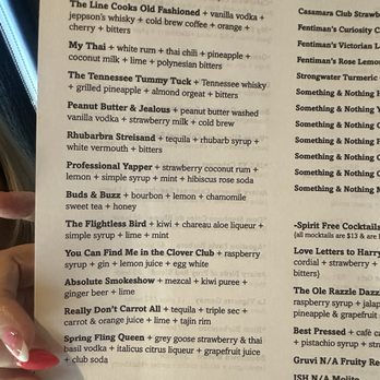 Luminary Kitchen & Provisions - Drink menu - American Near Me - Springfield, Illinois