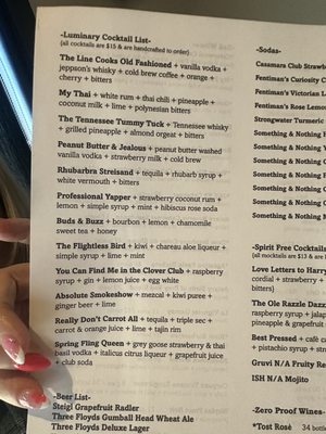 Menu photo 1 Luminary Kitchen & Provisions Springfield, IL