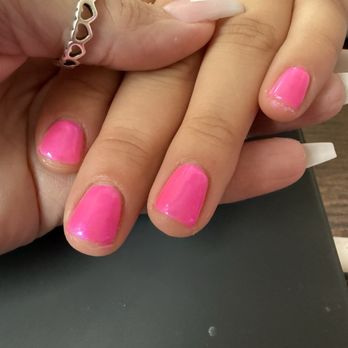 Pink Pearl Nails Spa - gel polish cured on several fingers, both hands - Nail Salons Near Me - Leander, Texas Pink Pearl Nails Spa - gel polish cured on several fingers, both hands - Nail Salons Near Me - Leander, Texas