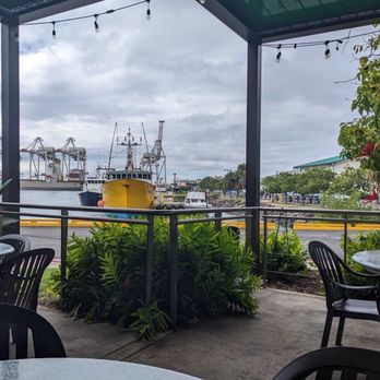 Nico's Pier 38 - The view of the Pier is excellent from the patio. - Seafood Near Me - Honolulu, Hawaii Nico's Pier 38 - The view of the Pier is excellent from the patio. - Seafood Near Me - Honolulu, Hawaii