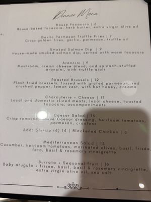 Menu photo 2 H Bar Redmond, WA