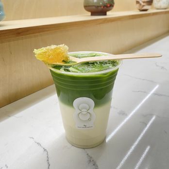 Eight Grams Matcha - Honeycomb Matcha Latte - Coffee & Tea Near Me - Berkeley, California