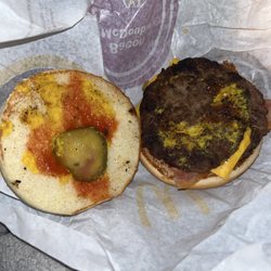 McDonald's - this is supposed to be a regular mcdouble.