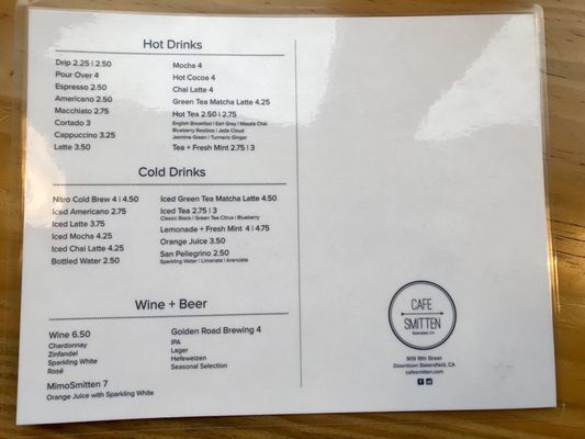 Menu photo 7 Cafe Smitten Bakersfield, CA