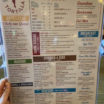 Lupe Tortilla Mexican Restaurant - Menu as of March 2020 - Tex-Mex Near Me - Cypress, Texas