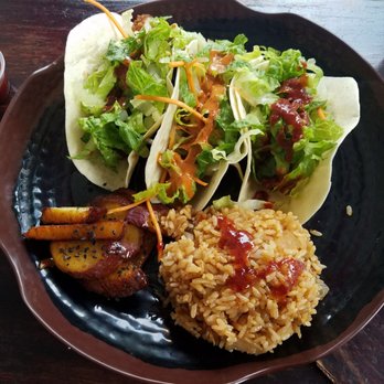 Blossom Tree - Tacos,  sweet potatoes, and kimchi rice - Korean Near Me - Atlanta, Georgia