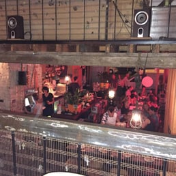 View of the bar from second level.
