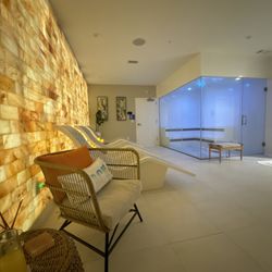 St. Somewhere Spa - Steam room and heated chairs.