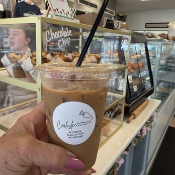 Carlisle Bakehouse - The most delicious iced coffee I've had in years! Topped with toasted coconut! - Bakeries Near Me - Carlisle, Pennsylvania