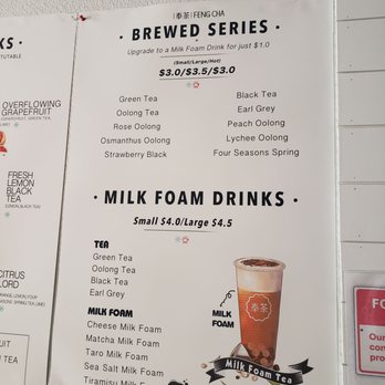 Feng Cha - Arlington - Menu - Bubble Tea Near Me - Arlington, Texas