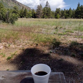 Flagstaff KOA - Morning coffee with a view! - RV Parks Near Me - Flagstaff, Arizona