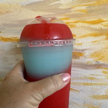 Moana Hawaiian BBQ - Slushy for the win on a warm California day. - Hawaiian Near Me - Burbank, California Moana Hawaiian BBQ - Slushy for the win on a warm California day. - Hawaiian Near Me - Burbank, California