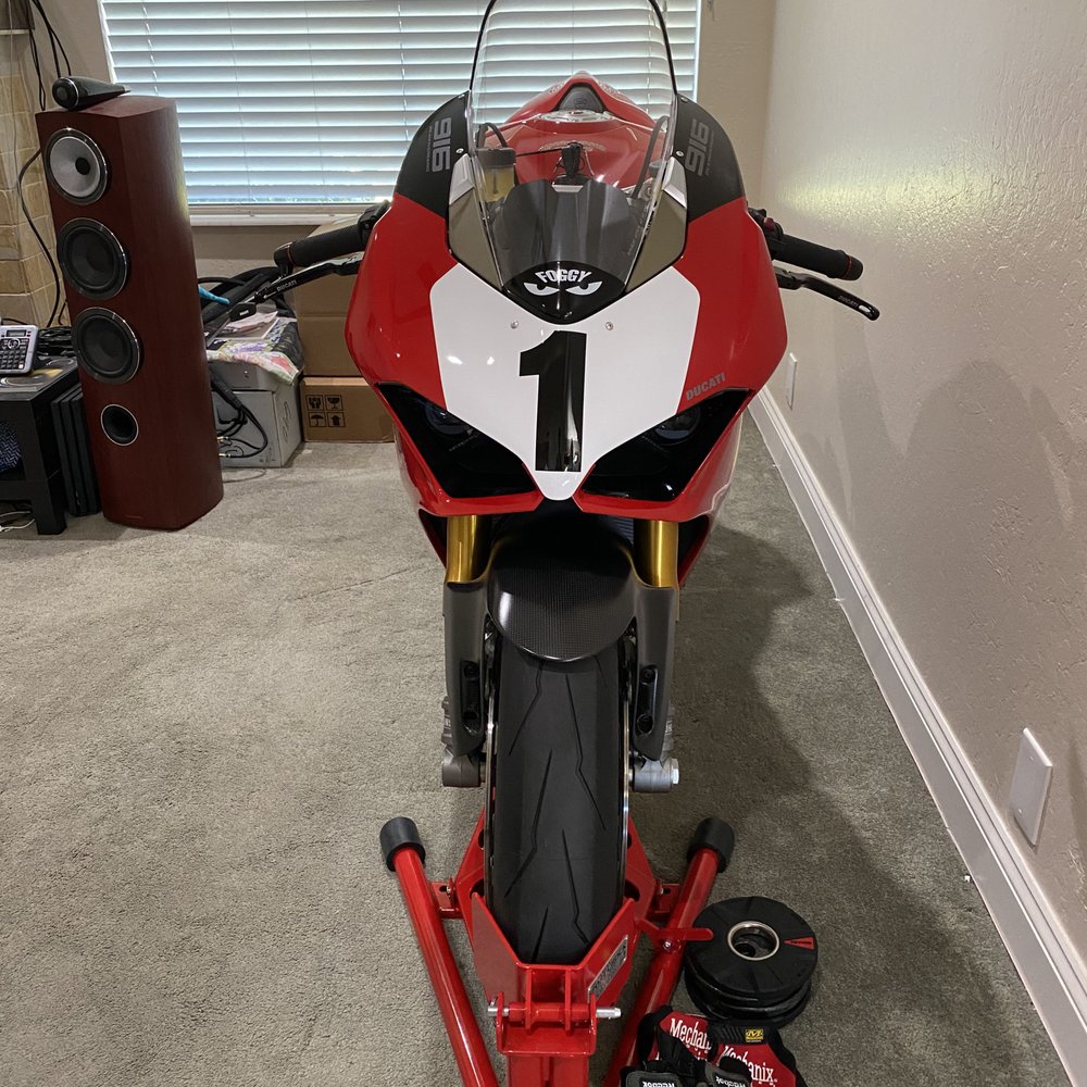 My bike on static display
