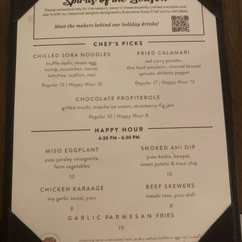 100 Sails Restaurant & Bar - Happy hour menu - Buffets Near Me - Honolulu, Hawaii