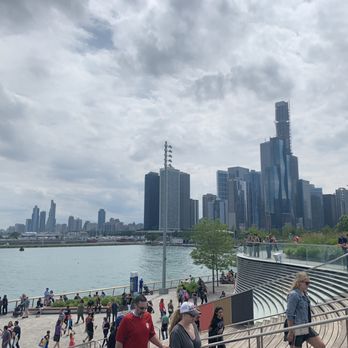 Navy Pier - View of Lake Michigan from the pier - Landmarks & Historical Buildings Near Me - Chicago, Illinois